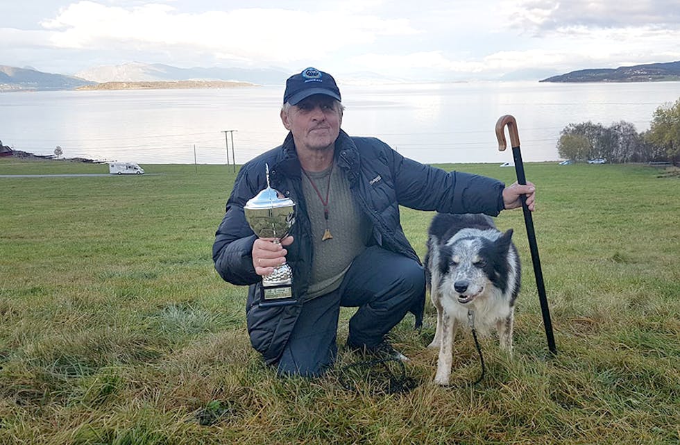Jan Myklebust og Rex fekk samarbeidet til å fungere på framifrå vis i kvalifiseringa på NM, men lukkast ikkje så godt i finalen. (Her frå fylkesmeisterkspane sist helg) FOTO: Laila Myklebust