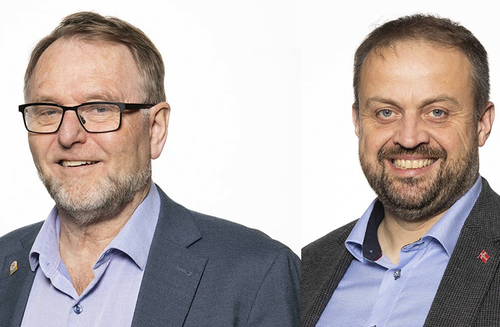 PDK: Ole Gerhard Steen (t.v), Leiar for PDK Møre og Romsdal og Erlend Krumsvik (t.h) 1. medlem i PDK sitt Strategiutval.