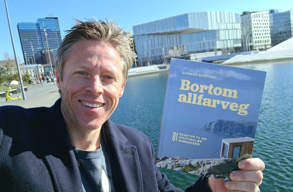 REISEGLAD: Gunnar Garfors er aktuell med boka Bortom allfarveg. I boka står det blant anna om besøket hans på TunheimsFjørå. FOTO: Privat