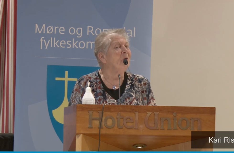 Kari Ristesund var ein av politikarane som snakka fram Safast.