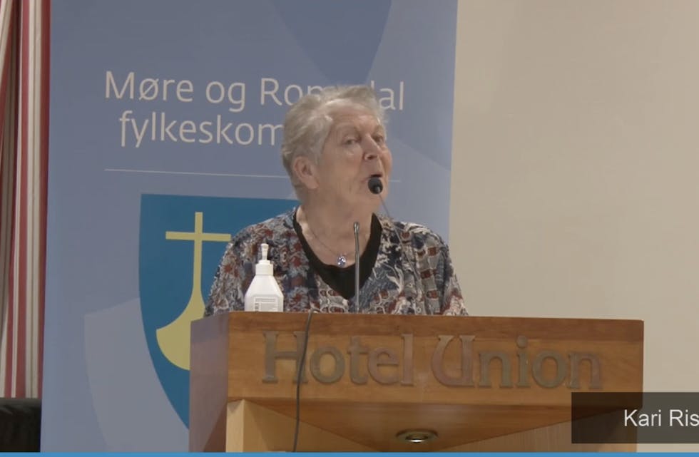 Kari Ristesund var ein av politikarane som snakka fram Safast.