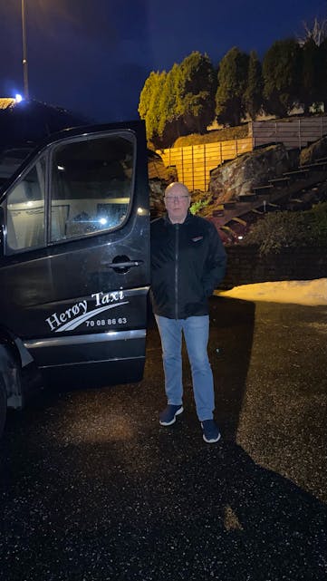 KRITISK: Per Morten Bjørlykke ser mørkt på drosjenæringa si framtid om andre tek over pasienttransporten. FOTO: Privat