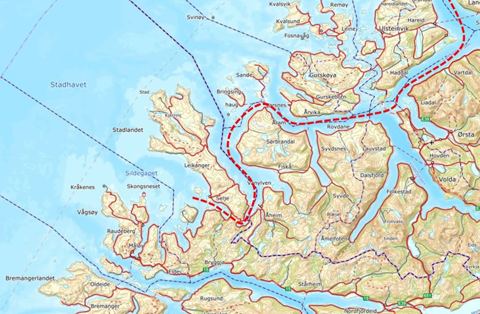 SEGLINGSLEIA: for ny snøggbåtrute mellom Selje og Ålesund. 