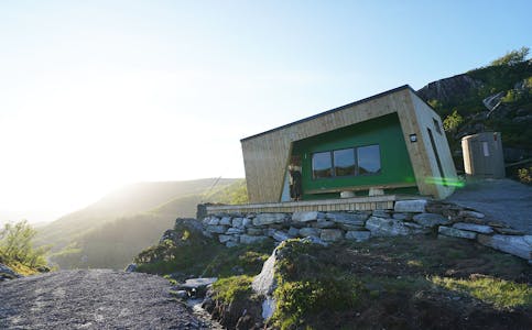 NYTT KJÆRKOMENT TURMÅL: Den nye hytta er allereie gode besøkt. 