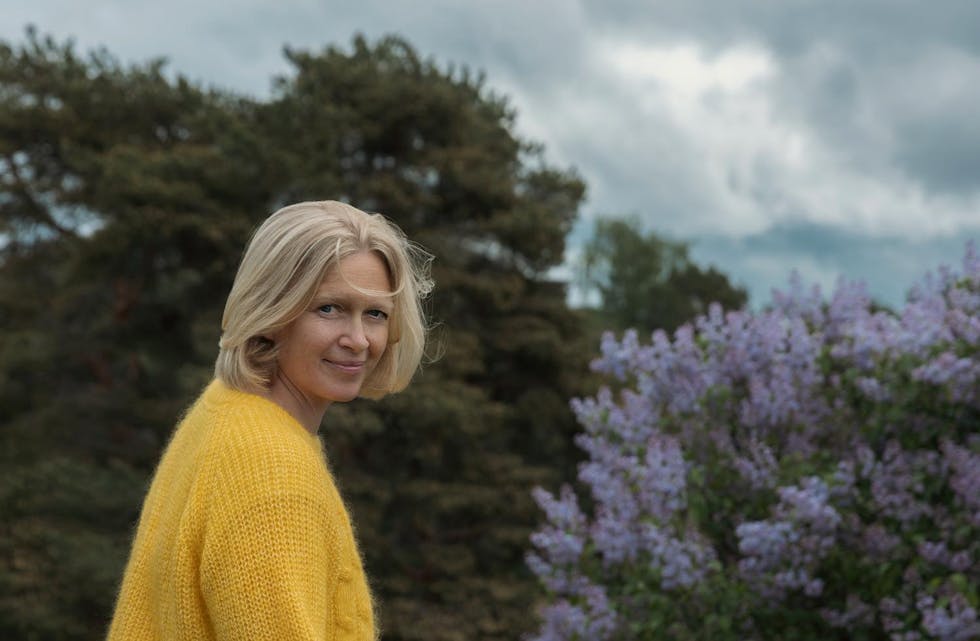 Maria Parr held boklanseringa i heimbygda Torsdag, og haustar allereie gode kritikkar for boka "Oskar og eg".