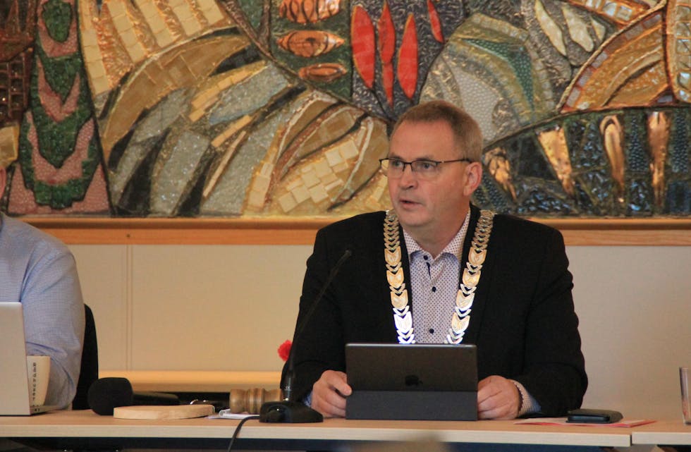 ORDFØRAR Paul Sindre Vedeld (Sp).