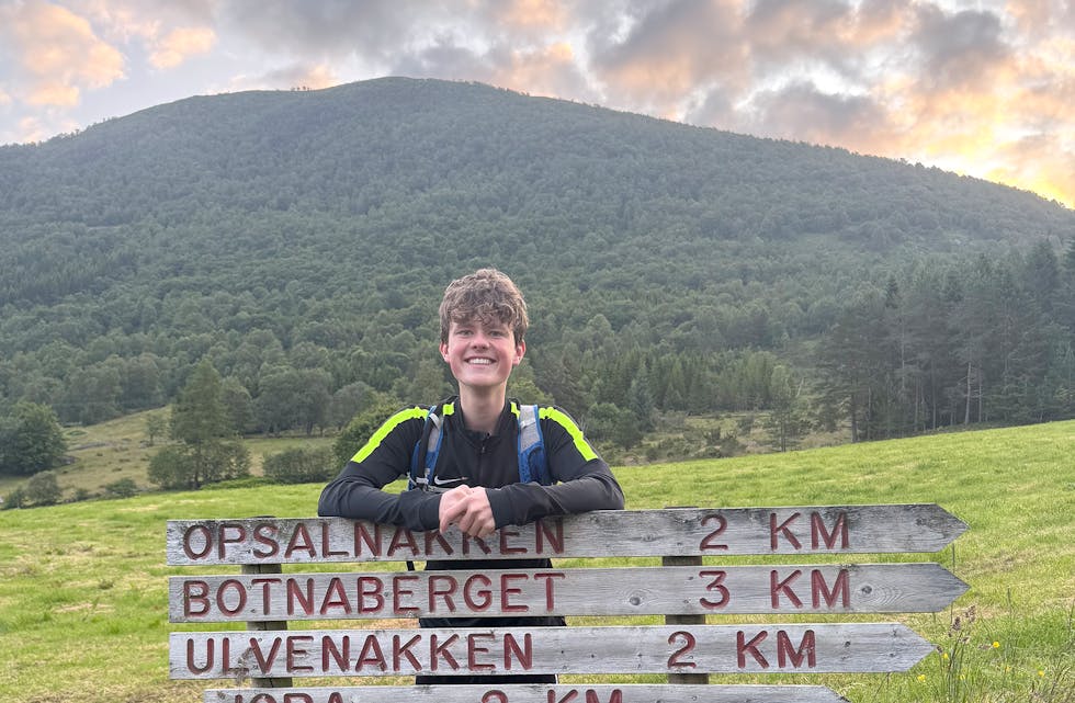 SPREKING: William Eikrem Nordmark som tok alle postane til Syvde IL på ein dag.