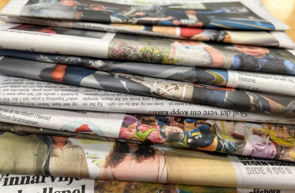 Illustrasjonsbilete: Lokalaviser.