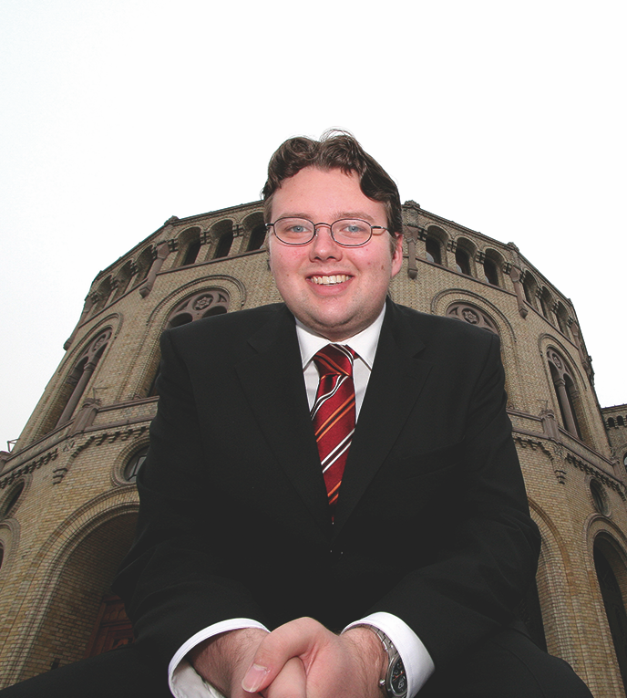 GLER SEG:  Dag Ole Teigen gler seg til å halde innlegg frå talarstolen i Stortinget som ofte blir kalla de viktigaste i landet. 