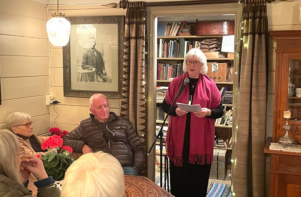 MIMRESTUND: Gerd Vik Flø tok dei frammøtte med attende til farne tider sine juler.