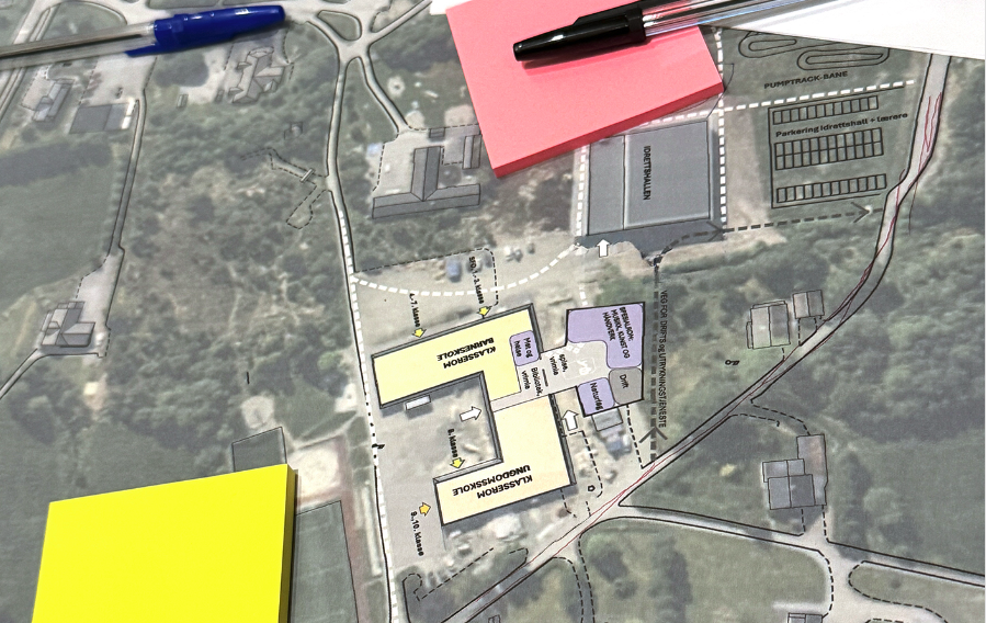 NORDPLAN la måndag fram forslag til ny ungdomsskule på Fiskå. 